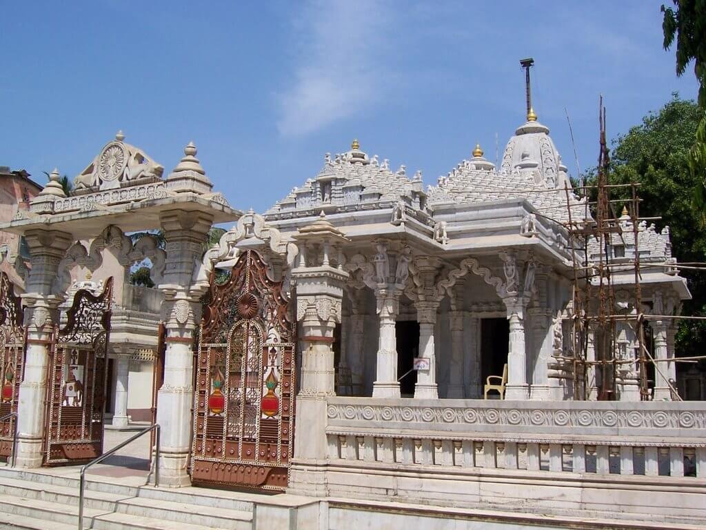 The Jain temple of Daman