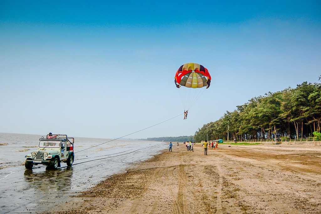 Jampore beach in Daman