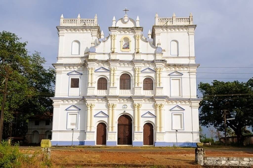 Our Lady of Piety Church Near Calangute Beach of Goa